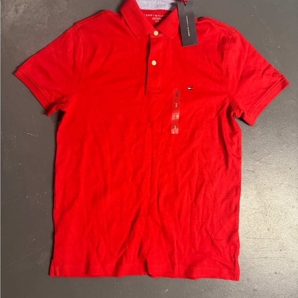Tommy Hilfiger Red Classic Polo Shirt